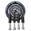 Quemador Cuádruple Vulcan AROL 42 Cm Completo Armado Para Estufón Industrial