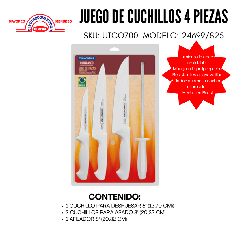 Kit De Chef 4 Piezas Premium