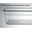 Inserto de Policarbonato 1/1x10 Transparente 32.5x53x10 cm NSF