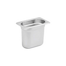 Inserto Contenedor Acero Inoxidable Con Tapa 1/9x15 cm AROL NSF