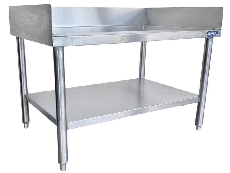 Base para Equipo AROL de 36” con Entrepaño de Acero Inoxidable