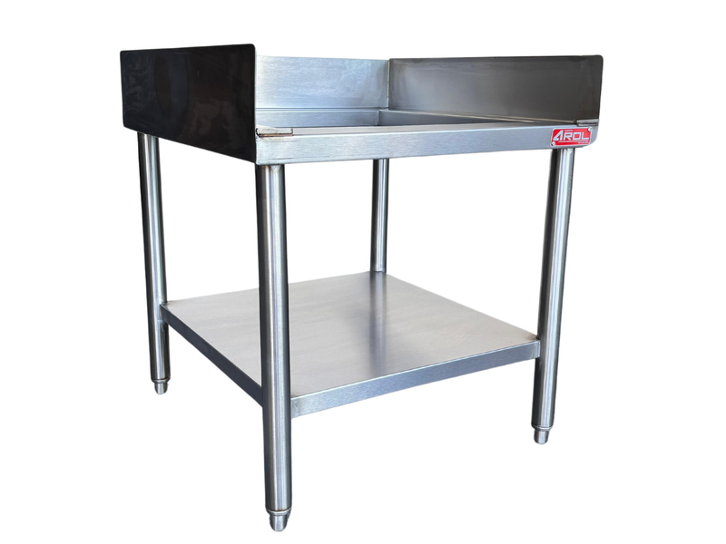 Base para Equipo AROL de 24” con Entrepaño de Acero Inoxidable