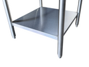 Base para Equipo AROL de 24” con Entrepaño de Acero Inoxidable