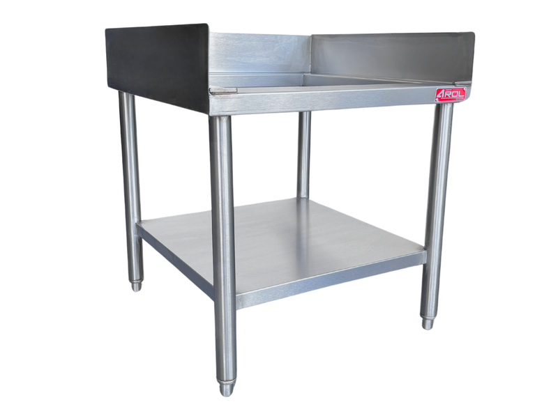 Base para Equipo AROL de 24” con Entrepaño de Acero Inoxidable