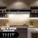 Combo Premium Parrilla 5Q Vidrio Bitono y Campana Slim 80 cm Negra – AROL P-CN5Q77A + CSL-80BL