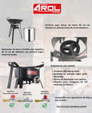Base Para Disco Estufón Con Quemador Alta Presión Arol - Electrodomesticos Olvera