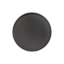 Charola Redonda 16” Forro Hule Negro NSF