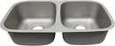 Tarja De Submontar Doble De Lujo 82x47x22 Acero Inoxidable