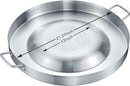 Comal Taquero Bistec Choricero de Acero Inoxidable 54 cm Calibre 18 Arol