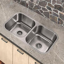 Tarja De Submontar Doble De Lujo 82x47x22 Acero Inoxidable
