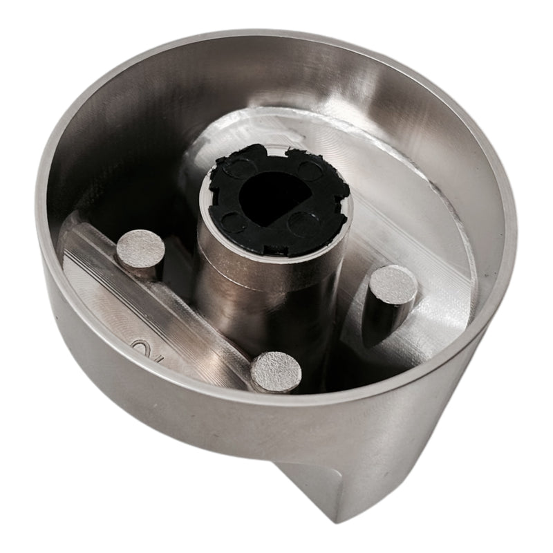 Perilla para Estufa Industrial, Alta Calidad, Plateada, 5.5 cm, Modelo X-01 AROL
