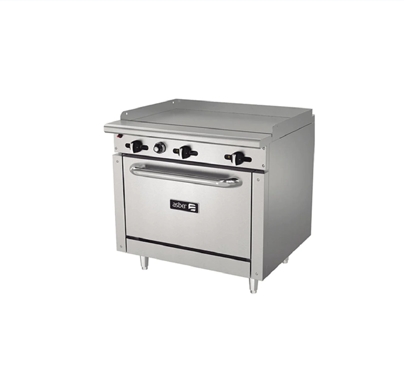 Plancha 36¨ Con Horno Asber AER-G36-36-H