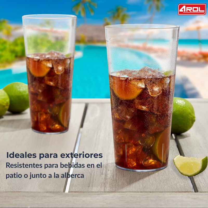 Vaso de Policarbonato 32 oz Transparente AROL