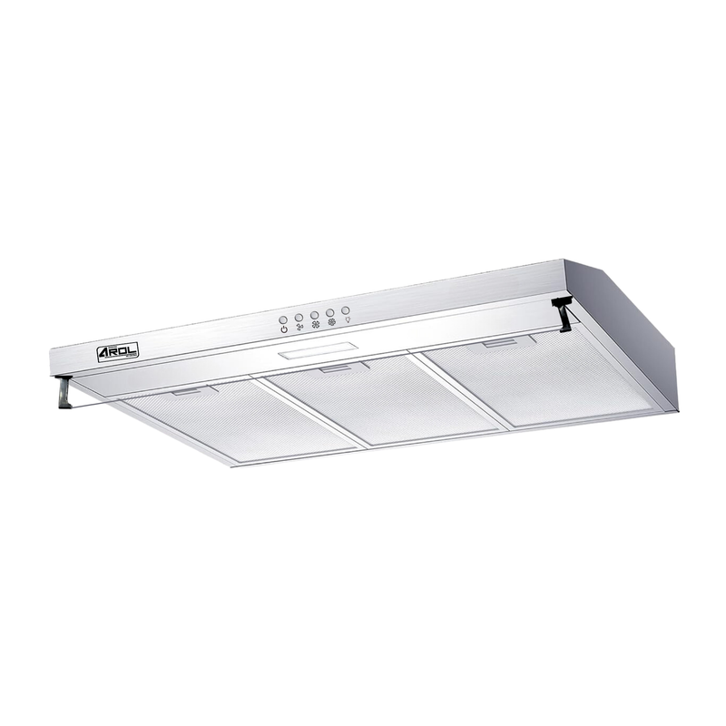 Campana Extractora, 80cm, Acero Inoxidable, Tipo Slim, AROL Modelo CSI-80AI