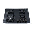 Parrilla de Gas 4 Quemadores, Vidrio Templado, Empotrable, 59 cm, P-CN4Q59