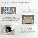 Parrilla de Gas 4 Quemadores, Vidrio Templado, Empotrable, 59 cm, P-CN4Q59