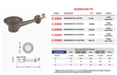 Quemador Chicharronero FD 10 Alta Presión Hierro Fundido