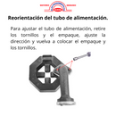 Quemador Octagonal Largo Hierro Fundido Linea Pesada - Electrodomesticos Olvera