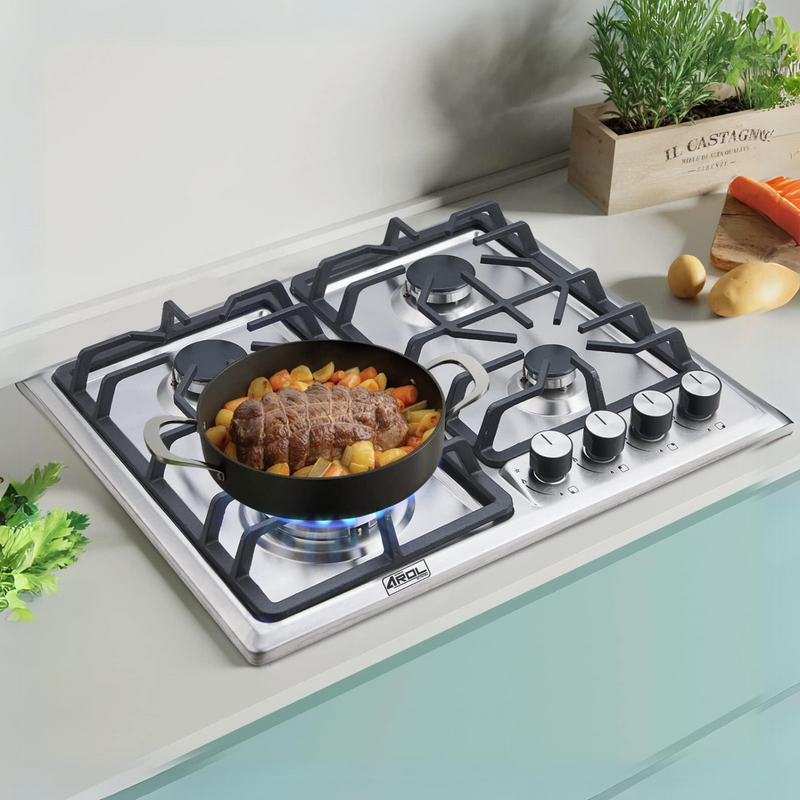 Parrilla A Gas Arol P-in4q59 Acero Inoxidable - Electrodomesticos Olvera
