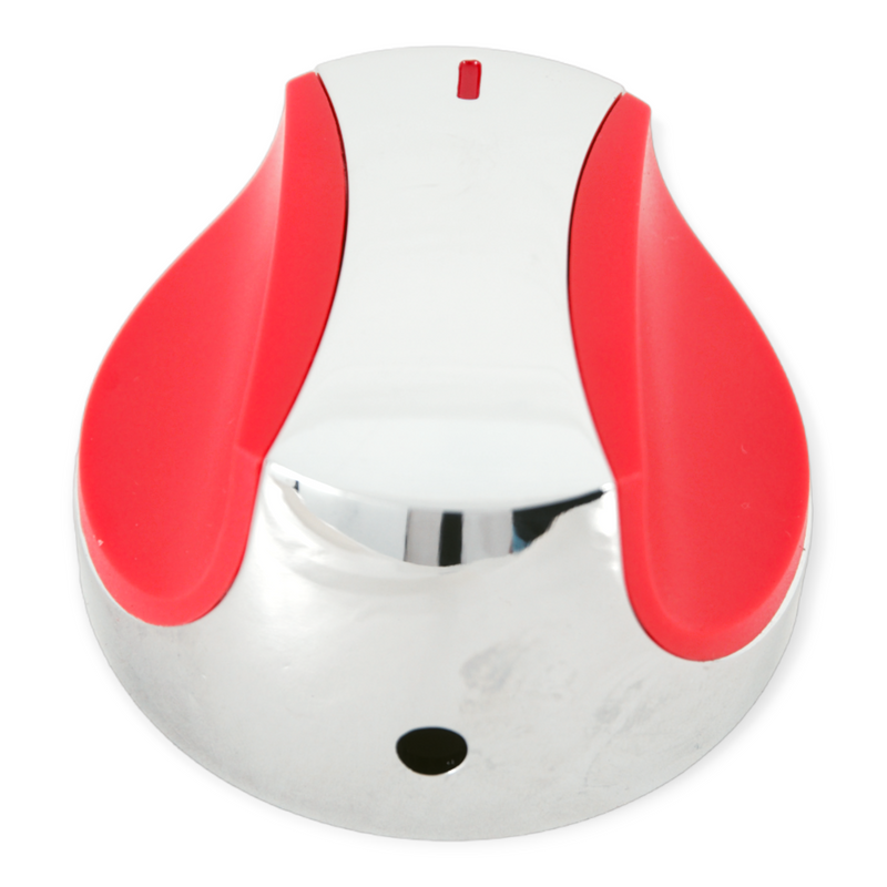 Perilla Redonda Modelo K con Opresor Rojo para Estufa Industrial