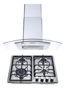 Combo Parrilla Gas + Campana 60 cm AROL P‑IN4Q59B y C‑AC1F60 - Electrodomesticos Olvera