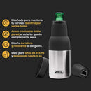 Enfriador de Cerveza Porta Caguamon & Porta Botella - Paquete Cervezero Silver - Para Caguamones Caguamas Botellas y Latas