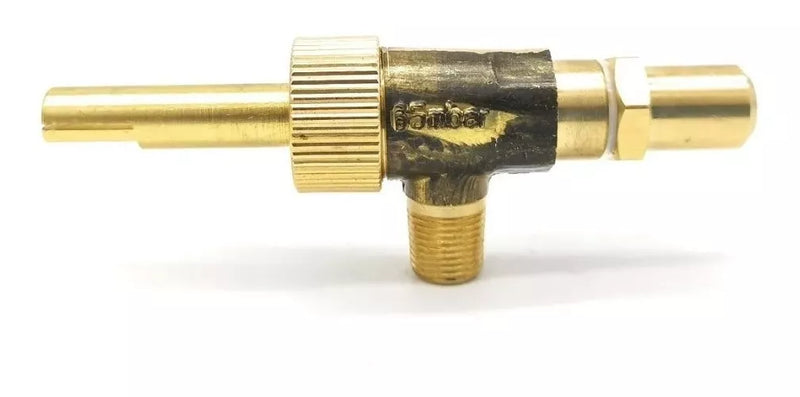 Valvula Y Perilla Para Estufa Metalica Industrial Alto Flujo