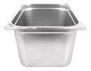 Inserto Contenedor De Acero Inoxidable 1/2x20cm Caja 6 Pzs
