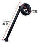 Quemador para Estufa Industrial, Redondo Largo, 16 cm, Tubo Izquierdo, Modelo B102 AROL - Electrodomesticos Olvera