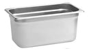 Inserto Contenedor Acero Inoxidable Con Tapa 1/3x15 cm AROL NSF