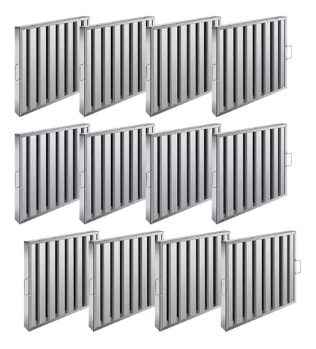 Filtro Para Campana Industrial 50x50 Para Fabricacion 12 Pzs