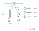 Mezcladora Monomando Para Fregadero Mzm8111f