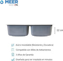 Tarja Doble de Submontar para Fregadero 82x47x22