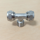 Tee Compresión Multicapa IUSA 16x16x1/2 NPT Macho Gas