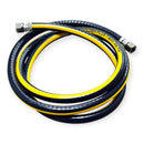 Manguera Alta Presión para Gas 3/8", 2 m, Negra - Electrodomesticos Olvera