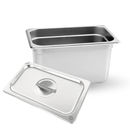 Kit Inserto Con Tapa Acero Inoxidable CUARTO 1/4x15 Cm 26x16x15 AROL NSF, 6L
