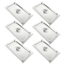 Tapa de Inserto 1/3 Acero Inoxidable AROL 32.5x17.5 cm 6 Pzs