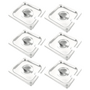 Tapa Inserto Ranurada 1/6 Acero Inoxidable 16x17.5 cm 6 Pzs - Electrodomesticos Olvera