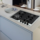Parrilla 4 Quemadores a Gas Empotrable 60 cm AROL Bitono P-CN4Q60
