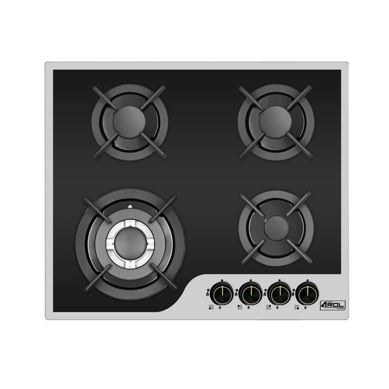 Parrilla 4 Quemadores a Gas, Empotrable 60cm P-CN4Q60 (V2)