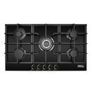 Parrilla Empotrable De Gas 5 Quemadores Vidrio Negro 90 cm AROL, Modelo P-CN5Q87A - Electrodomesticos Olvera
