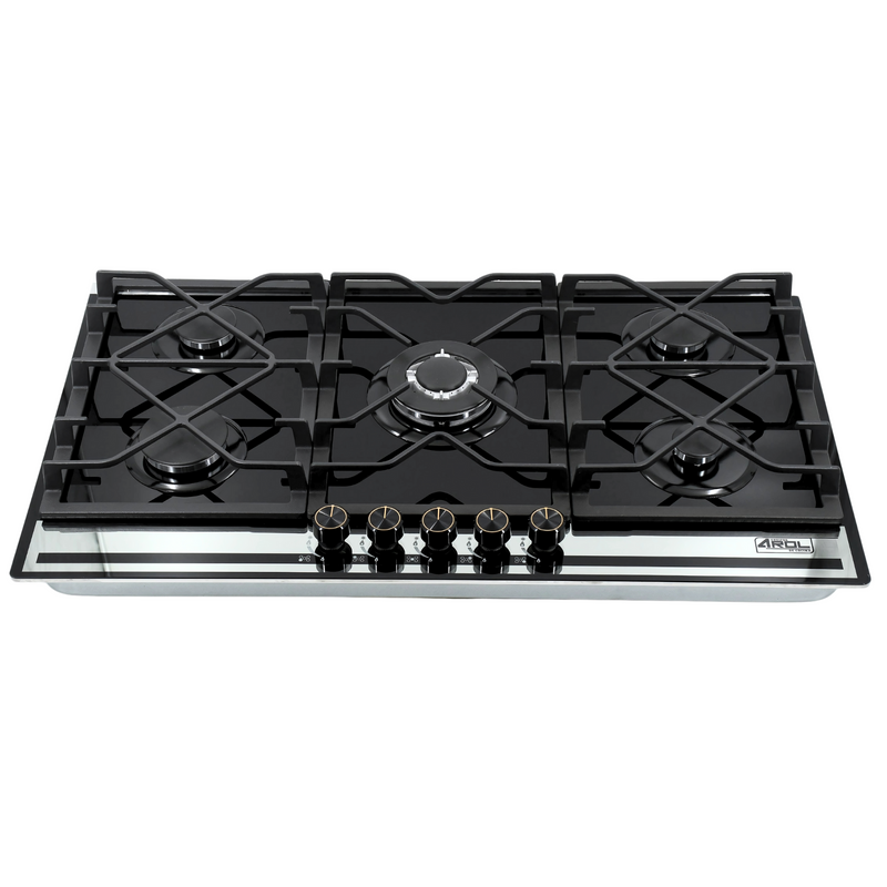 Parrilla 5 Quemadores 90 cm, Bitonio, Caja Negra P-CN5Q87