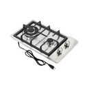 Combo Parrilla Empotrable AROL de 2 Quemadores Acero Inoxidable 31 cm P-IN2Q31 y Campana Slim 60 cm CSI-60AI