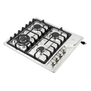 Parrilla Empotrable a Gas 4 Quemadores Acero Inoxidable 59x51 cm AROL, Modelo P-IN4Q59A - Electrodomesticos Olvera