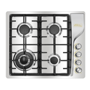 Parrilla Empotrable a Gas 4 Quemadores Acero Inoxidable 59x51 cm AROL, Modelo P-IN4Q59A - Electrodomesticos Olvera