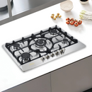 Parrilla Empotrable 5 Quemadores Acero Inoxidable AROL P-IN5Q76A