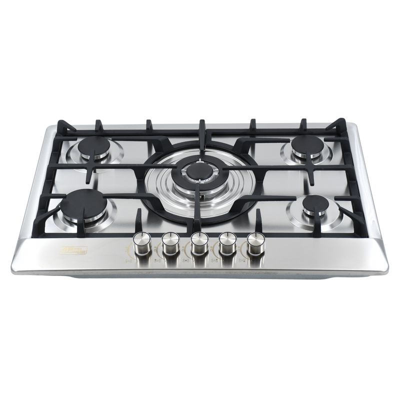 Parrilla Empotrable 5 Quemadores Acero Inoxidable AROL P-IN5Q76A v2