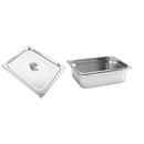 Inserto Contenedor Acero Inoxidable Con Tapa 1/2x10 Cm 32x26x10 Arol NSF, 8L - Electrodomesticos Olvera