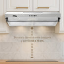 Campana Extractora, 60cm, Acero Inoxidable, Tipo Slim, AROL Modelo CSl-60AI - Electrodomesticos Olvera