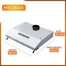 Campana Extractora, 60cm, Acero Inoxidable, Tipo Slim, AROL Modelo CSl-60AI - Electrodomesticos Olvera
